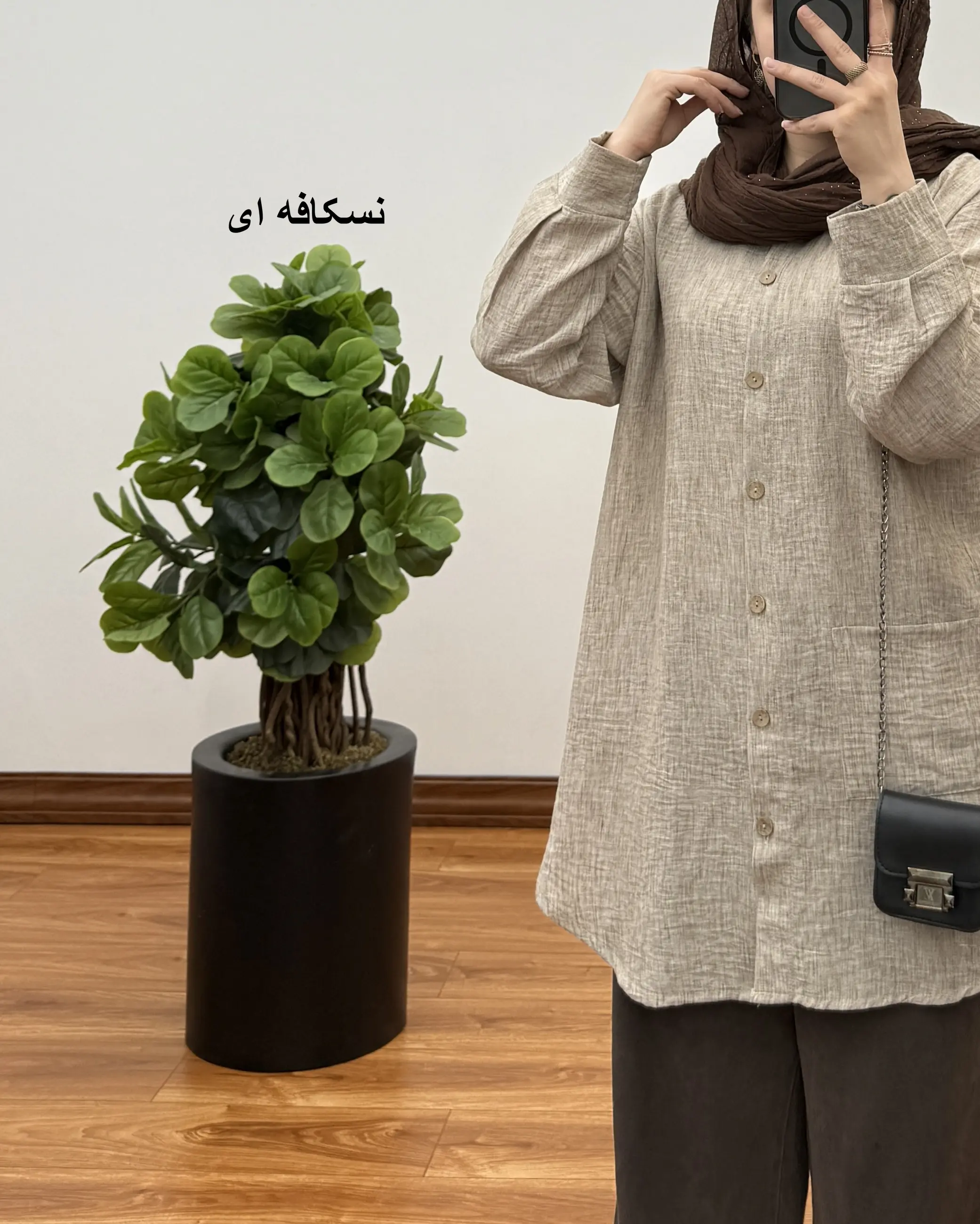 تونیک مانتویی مدل راشل